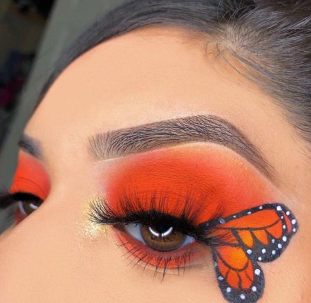 Макияж бабочка