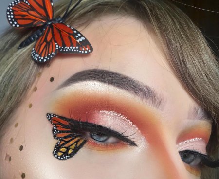 Макияж бабочка