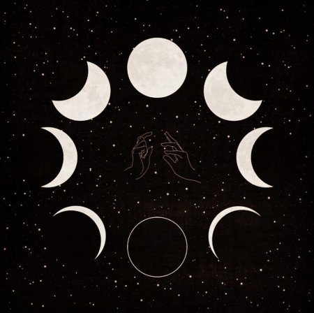 Фазы луны эстетика