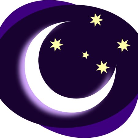 Луна мультяшная