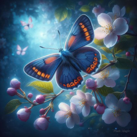 Бабочка красавица