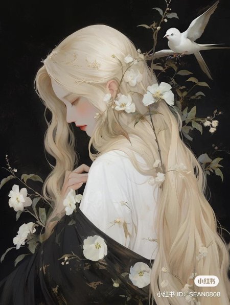 Девушка картина