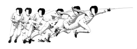 Фехтование рисунок