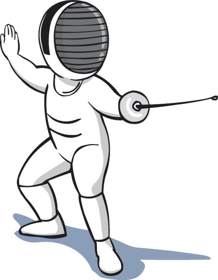 Фехтование рисунок