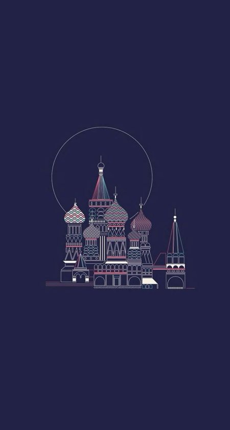 Василий блаженный собор вектор