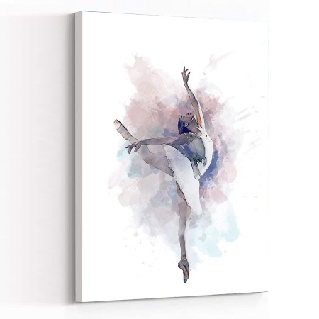 Балерина акварель