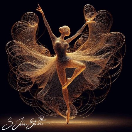 Балерина в танце