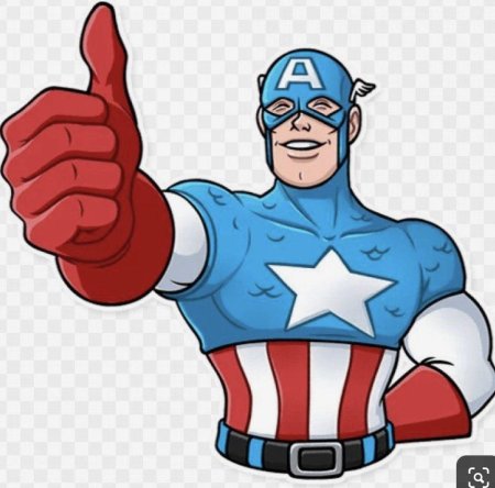 Стикеры капитан америка