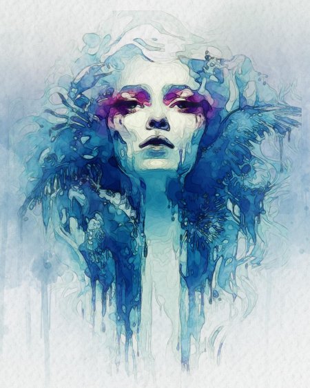 Акварельные портреты сильвии пелиссеро