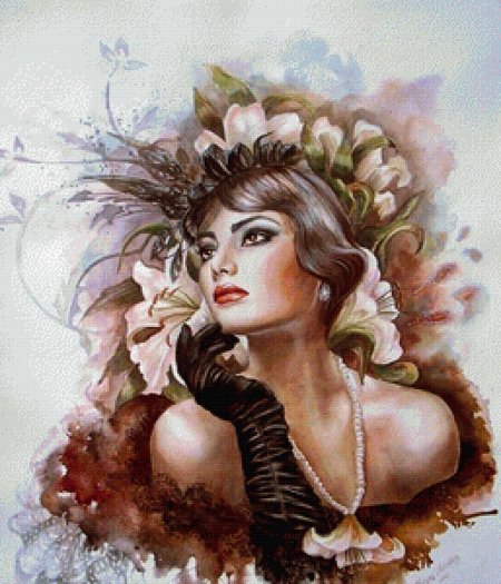 Картины красивых женщин