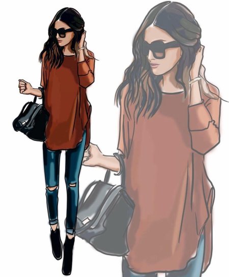 Стильные иллюстрации