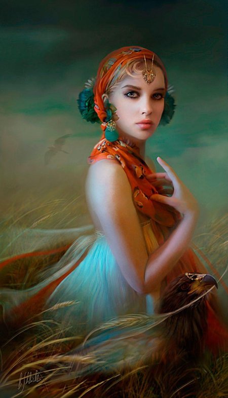 Девушка фэнтези