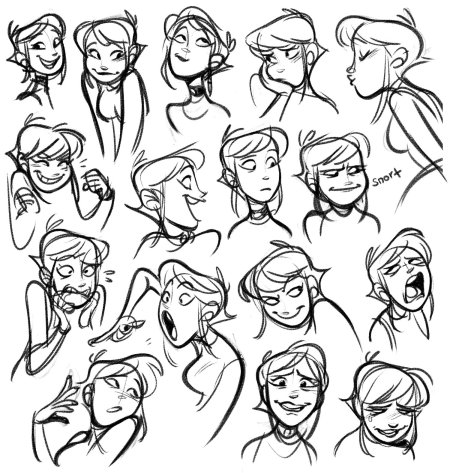 Эмоции персонажа референс