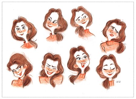 Эмоции мультяшные