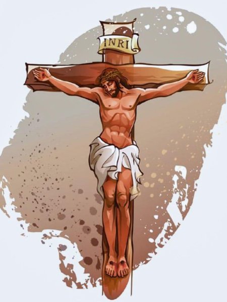 Распятие иисуса христа вектор