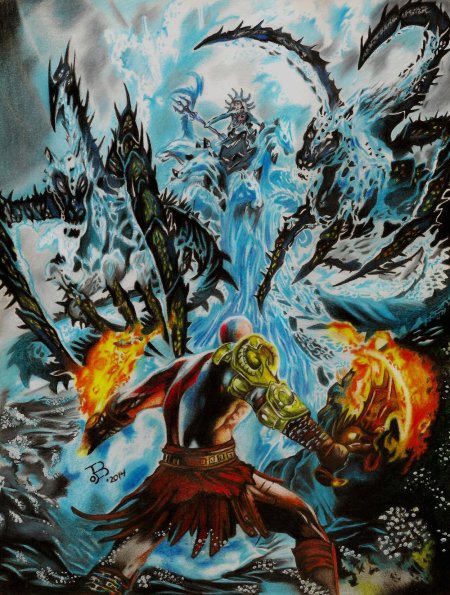 God of war посейдон