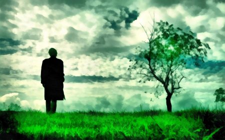 Одинокий человек