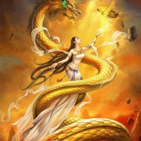 Женщина змея фэнтези