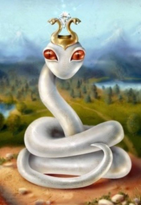 Белая змея братья гримм