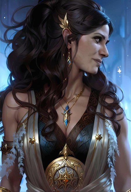 Девушка фэнтези арт