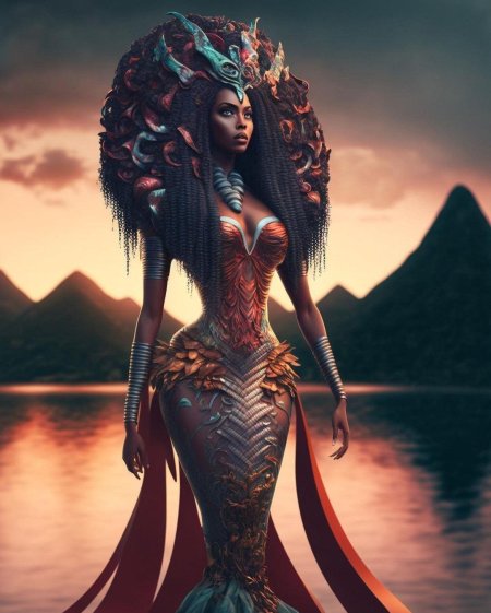 Красивая инопланетянка