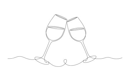 Бокал вина рисунок