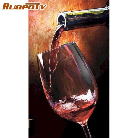 Алмазная мозаика вино