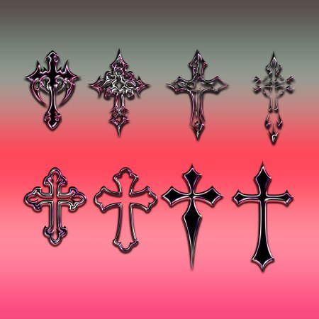 Готические кресты