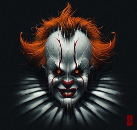 Клоун пеннивайз 2017 арт