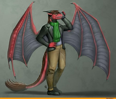 Фурри дракон