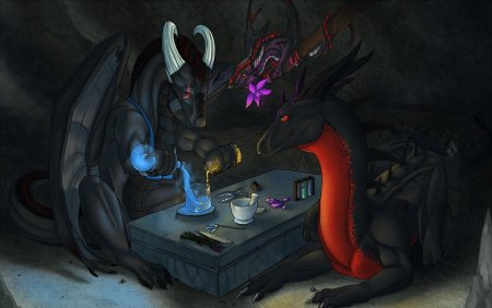 Фурри дракон