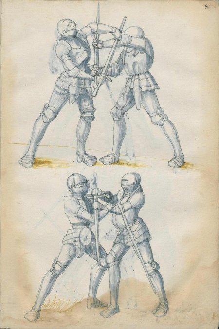 Фехтование рыцарей средневековья