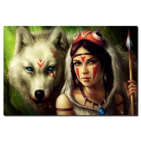 Девушка и волк