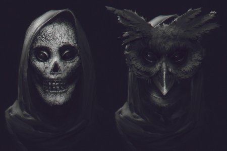 Жуткие маски