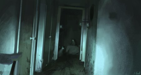 Жуткое существо в темноте