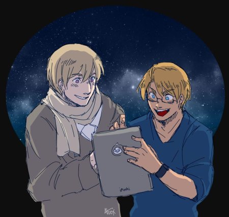 Хеталия шип россия и америка