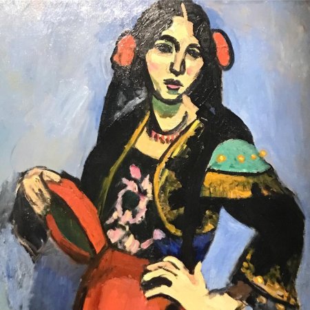 Анри матисс испанка с бубном