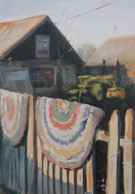 Деревенские пейзажи картины