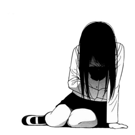 Грустные аниме рисунки