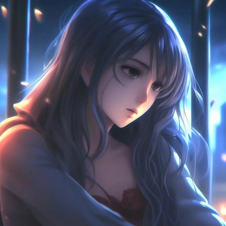 Грусть аниме