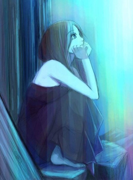 Грустный арт