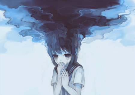 Грустный арт