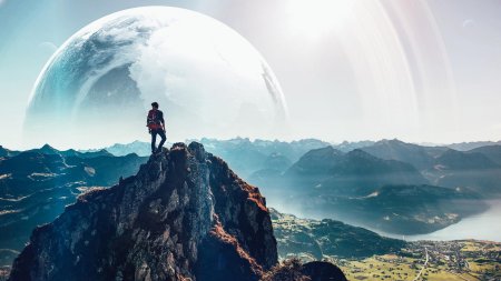 На вершине горы