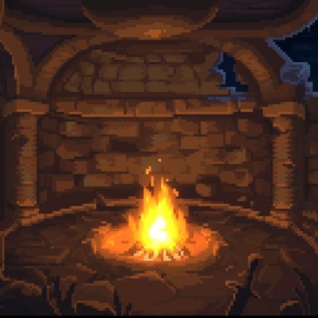 Камин огонь