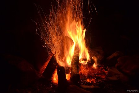 Костер огонь
