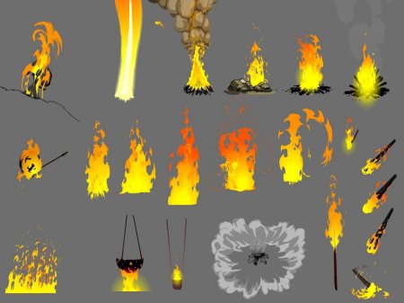 Огонь иллюстрация