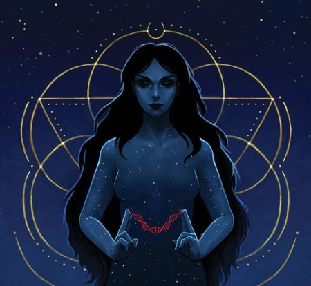 Нюкта богиня арт