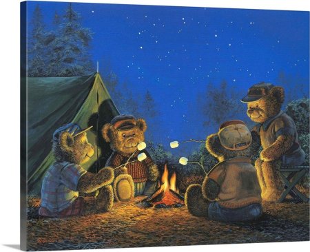 Мишки художник john bindon