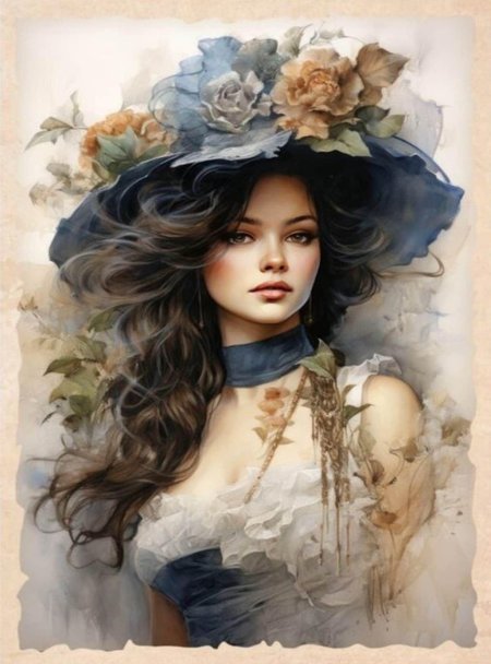 Портрет красивой женщины