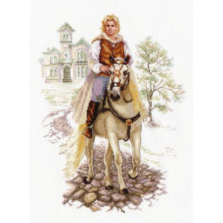 Набор для вышивания алиса юноша на белом коне